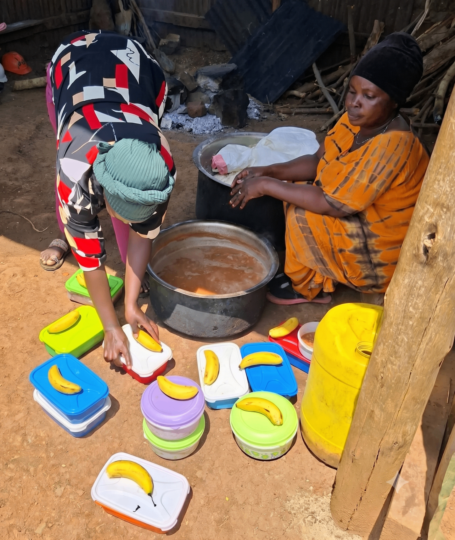Fresh produce from a Busia market supporting local farmers