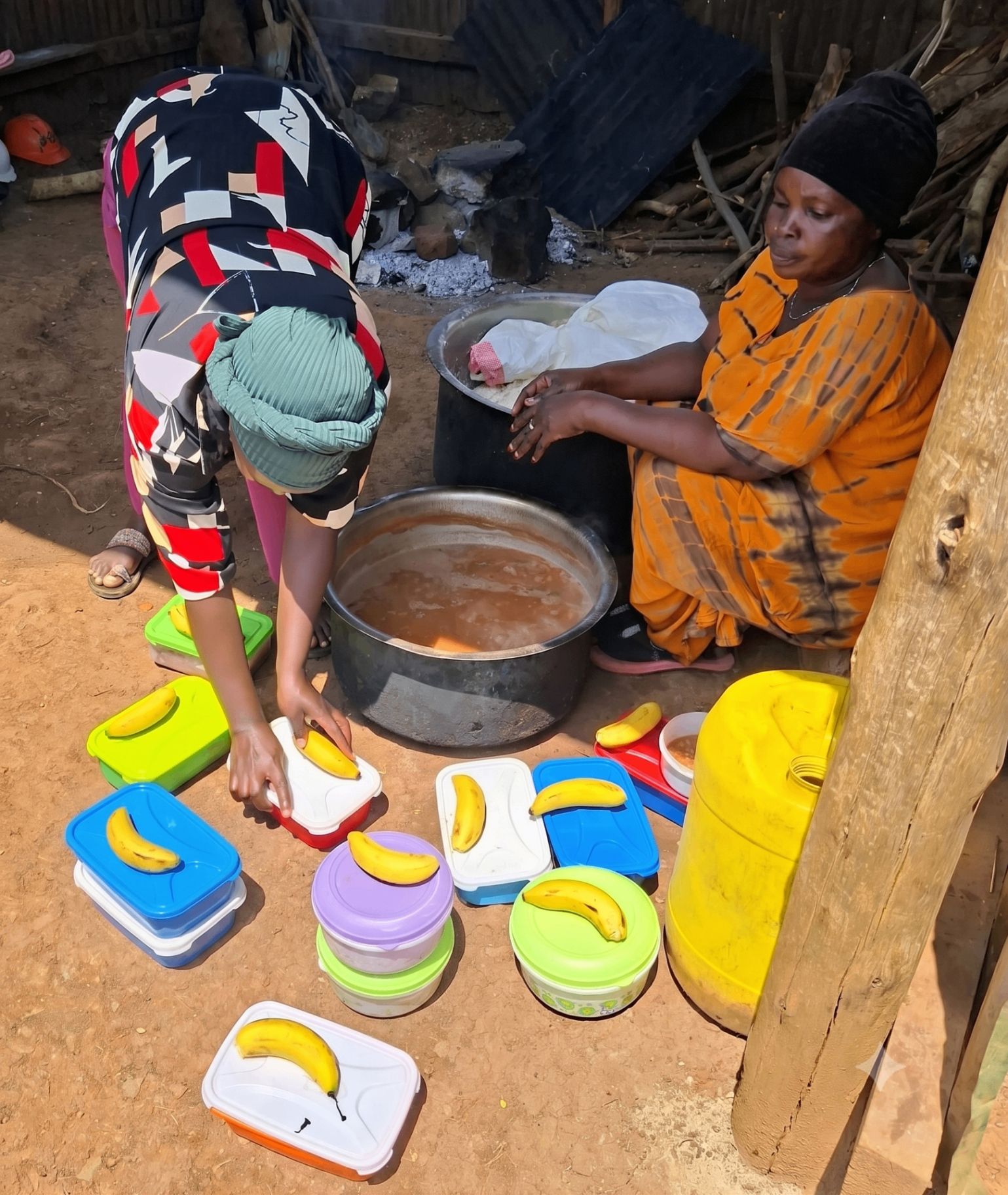 Fresh produce from a Busia market supporting local farmers
