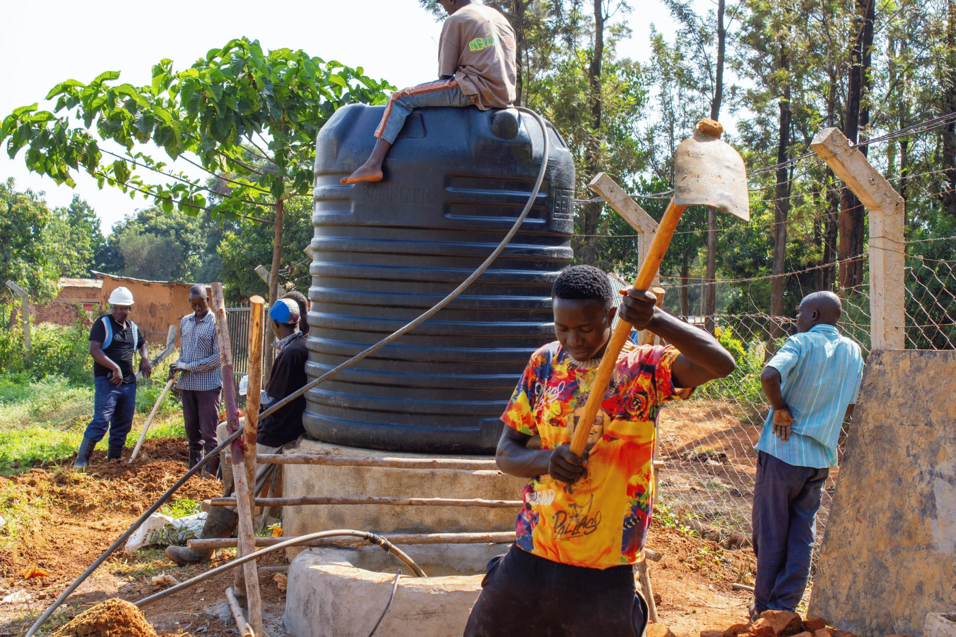 Clean water programme in Uganda